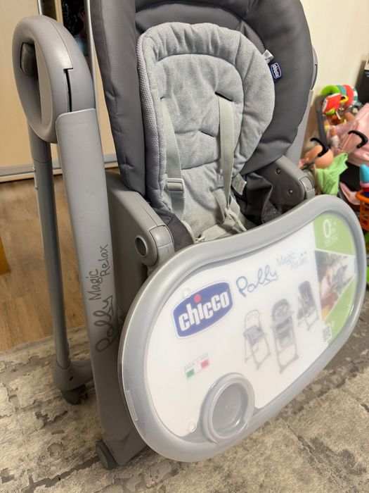 Стільчик для годування Chicco poly magic 3в1