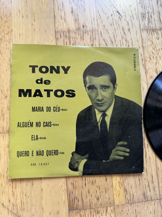 Disco vinil Tony de Matos - Maria do Céu EP