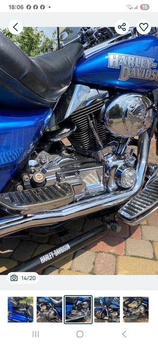 Harley-Devidson Electra Glide  1450 куб. - одиночка - трайк