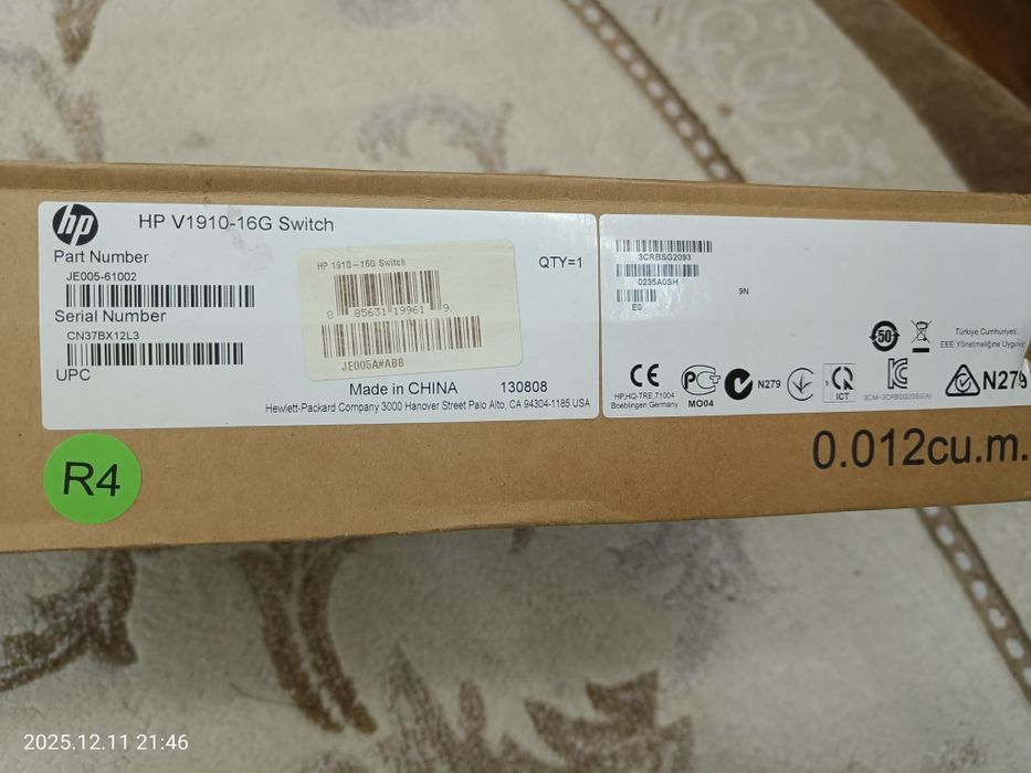 HP v1910-16g switch je005a