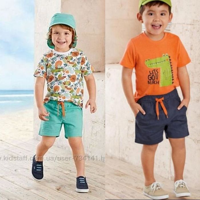 Шорты футболка кепка для мальчика 86 92 98 104 110 116 lupilu Германия