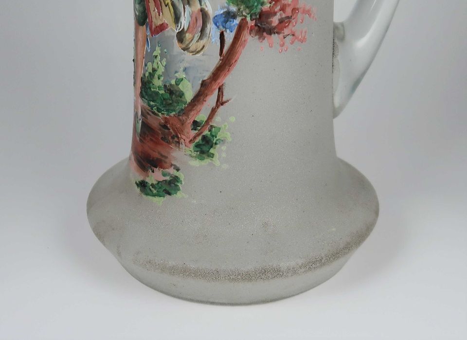 Jarro Vidro Granulado Séc. XIX