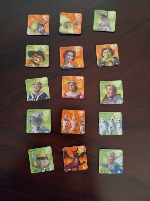 Imans, Gelados Olá, Shrek, Staks (Lote 15)