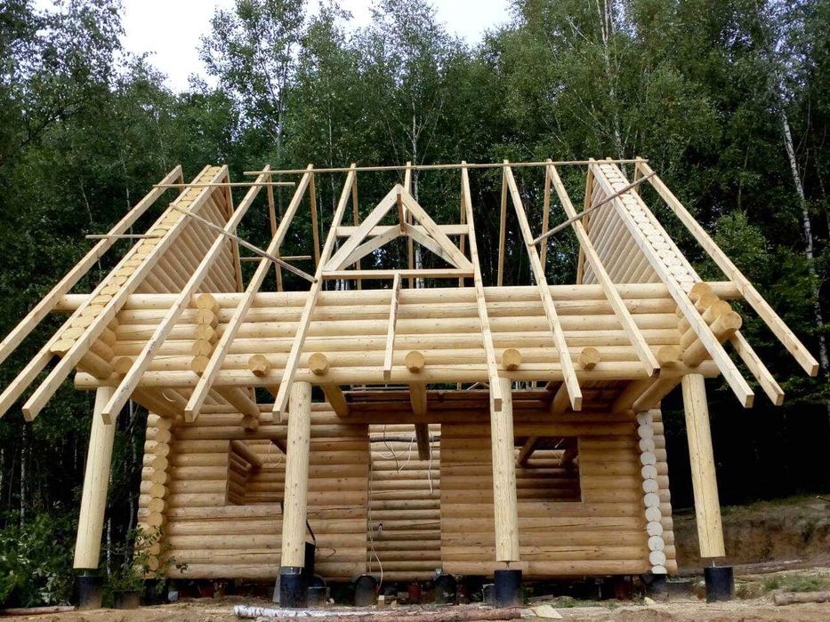 Dom z bali - domek letniskowy całoroczny