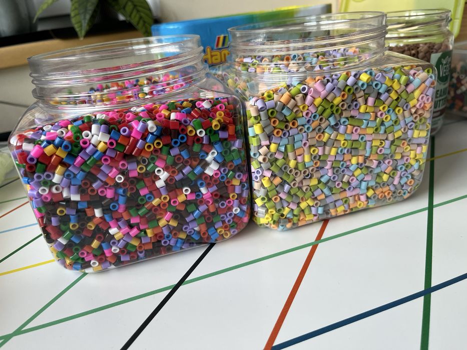 Koraliki do prasowania duzy zestaw Hama, Pysla