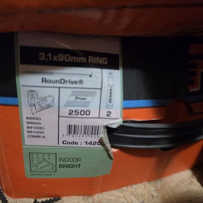 Gwozdzie paslode 3,1x90 + 2 gazy 2027