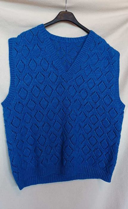 Handmade kamizelka dzianinowa