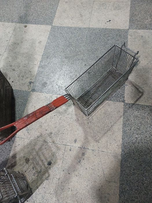 Cesta para fritar aço inox