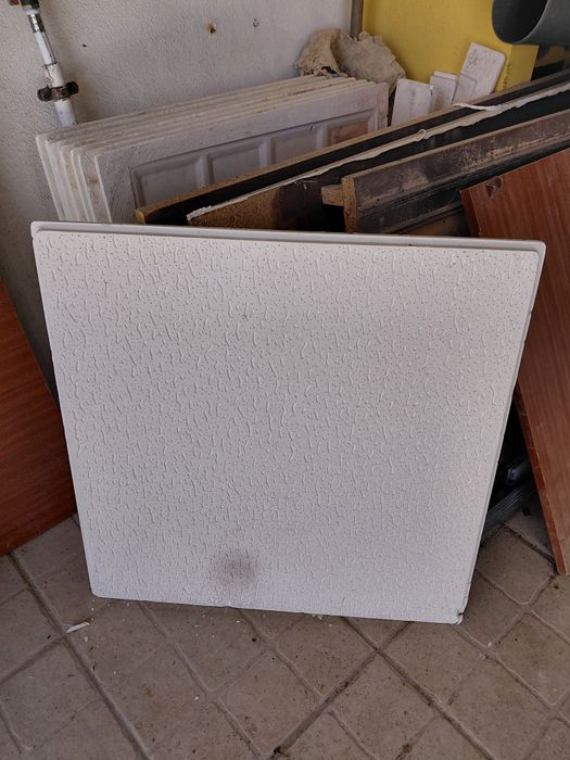Placas de gesso 60x60  cm