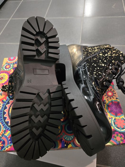 botki damskie Embassy London Hatter Platform – Drops