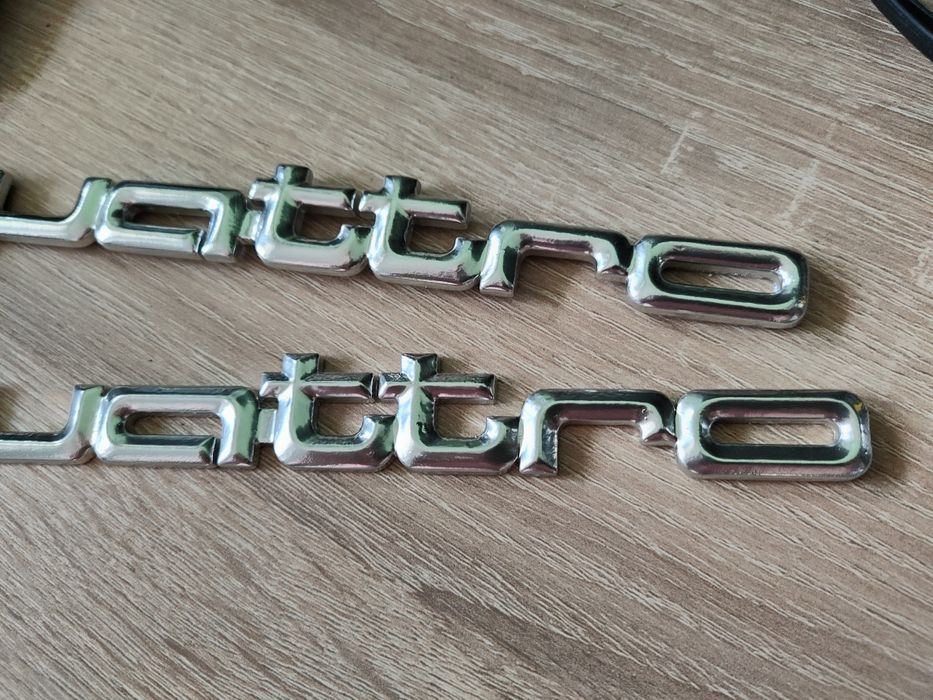 Emblemat quattro 20.5cm 2.8 audi 80 100 a6 druk 3d