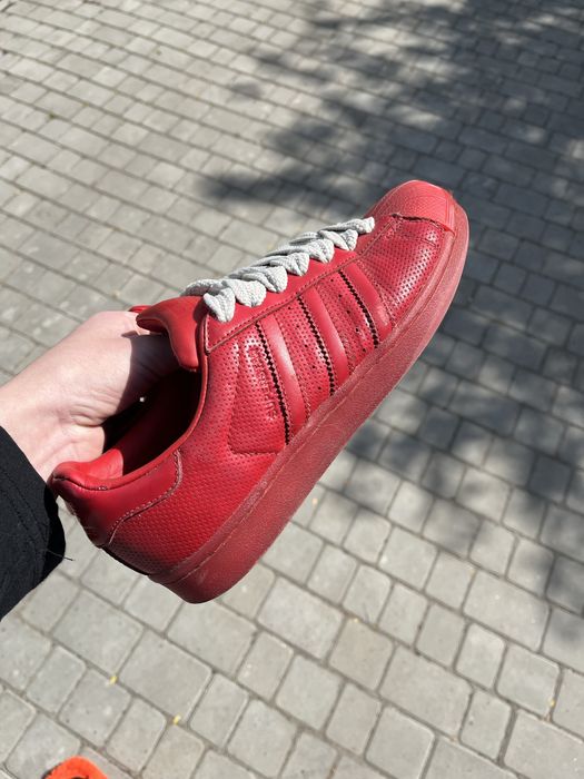 Adidas superstar red оригинал
