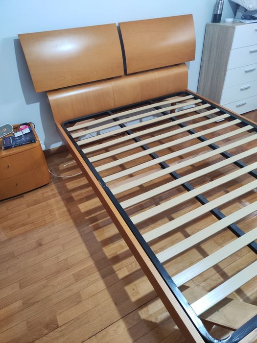 Cama madeira maciça