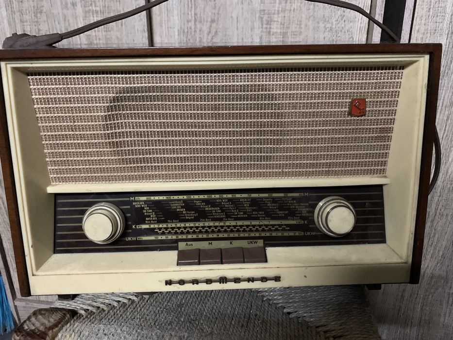 Radio valvulas Antigo Nordmende Impecavel Unico Olx Vintage anos 50