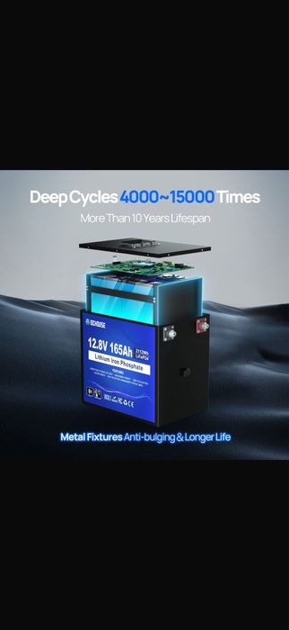 Літій-залізо-фосфатний акумулятор DC House 12,8V 100 А