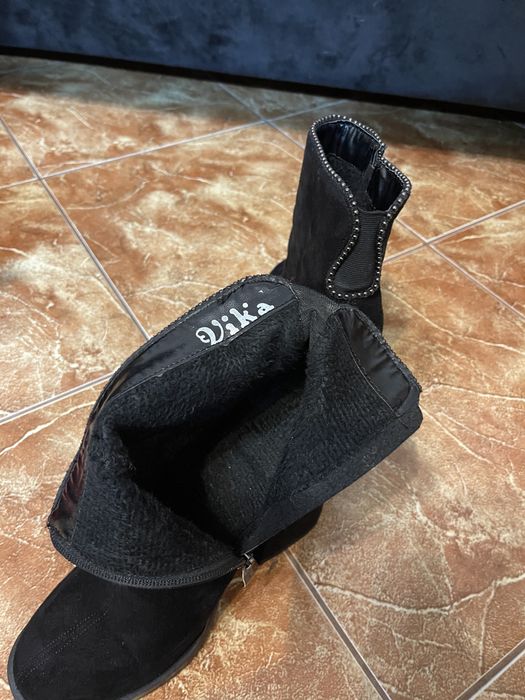 Чобітки набівчоботи замш жіночі