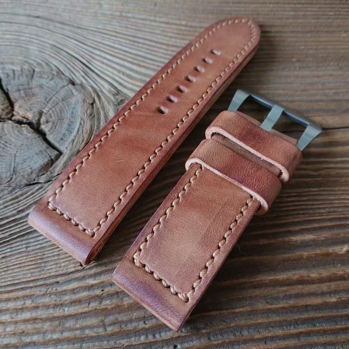 Pasek do zegarka Panerai 26 mm handmade skóra ręcznie robiony
