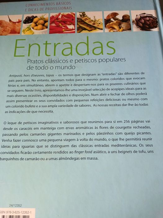 Livro de culinária--Entradas
