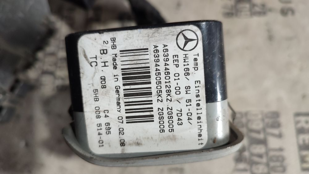 Блок управління пічкою салона MB Vito w639 A6394460128