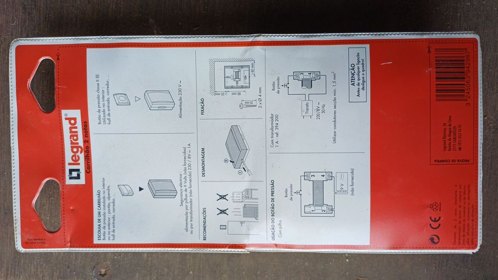 Campainha Legrand ( Nova)