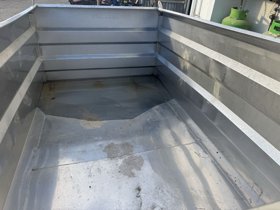 Caixa inox para transporte de uva, azeitona, etc.