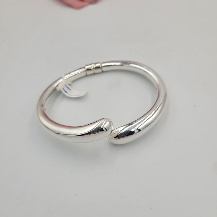 Srebrna bransoleta pr 925 z odchylana nowe