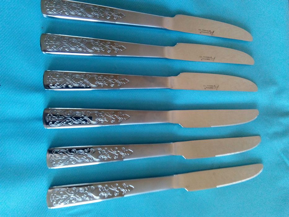 Новые ножи столовые Alpen Berg, 6 штук