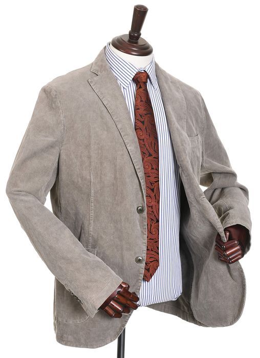 MARC O'POLO sztruksowy blezer męski sportowa marynarka szarobeżowy 54