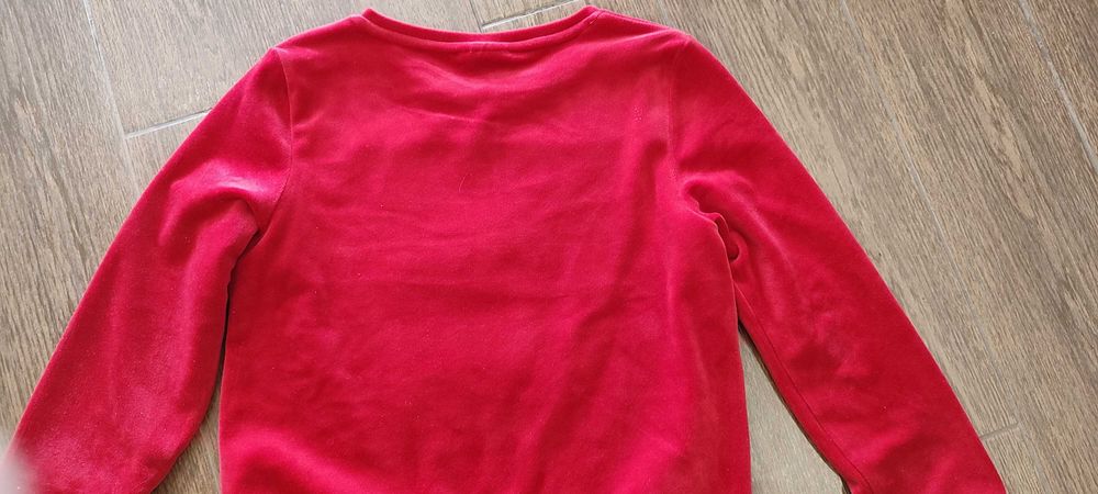 Bluza aksamitna Minney Myszka, 125-134