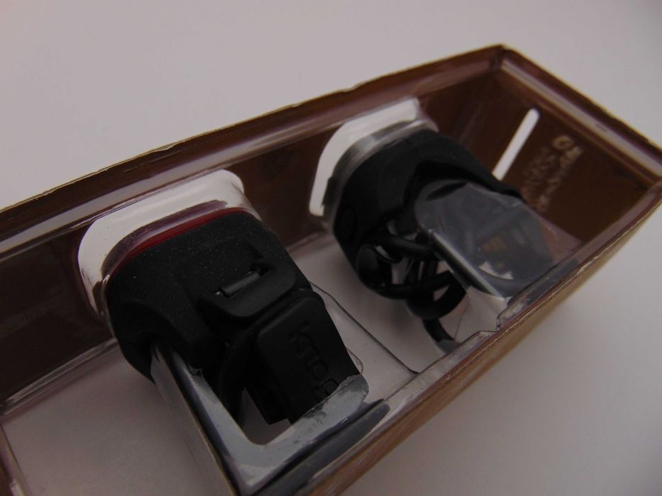 KNOG Blinder Mini SQUARE Zestaw Lampek na rower i hulajnogę # USB # IP67 # NOWE