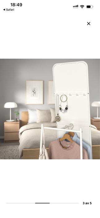 Lustro ikea knapper