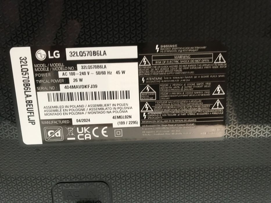SmartTV LG 32 Polegadas