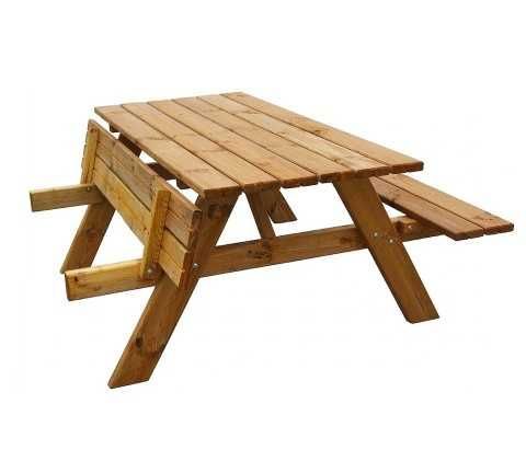 Meble ogrodowe Stół piknikowy 150 cm grubość deski 35 mm