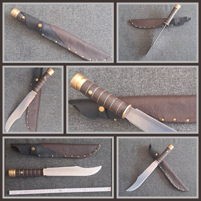 Nóż wykonany ręcznie Bushcraft