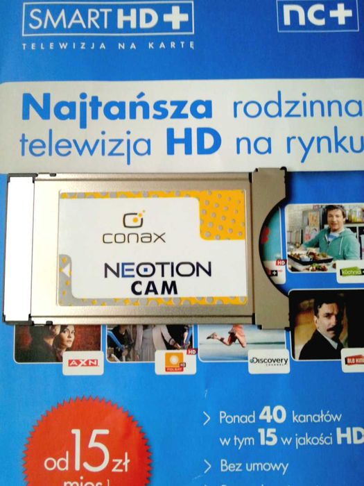 Moduł Neotion CAM Conax DVB i Karta Smart HD+