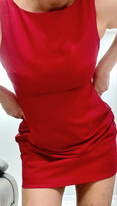 Attentif.  Nowa sukienka z fiszbinami z boku. Roz. S/M  vintage  36/38