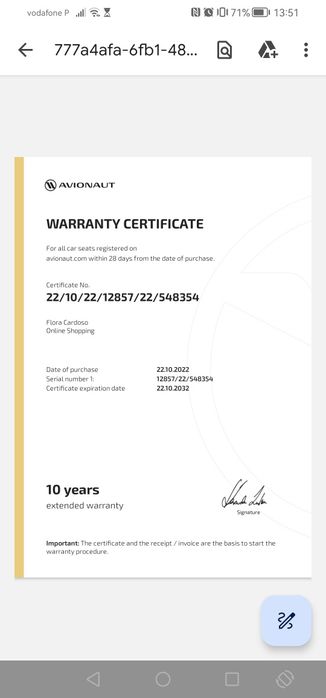 Cadeira Avionaut Sky