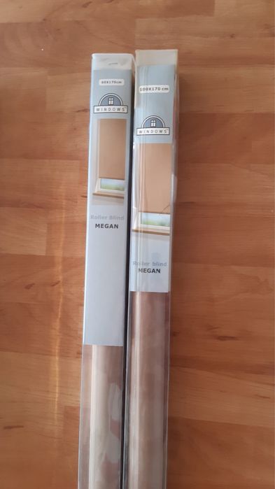 Rolety beżowe 2 sztuki