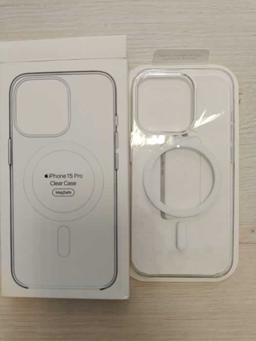 Etui silikonowe MagSafe do Iphone'a 15 Pro clear case przezroczyste
