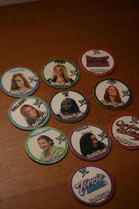 Tazos da WWE do Bollycao