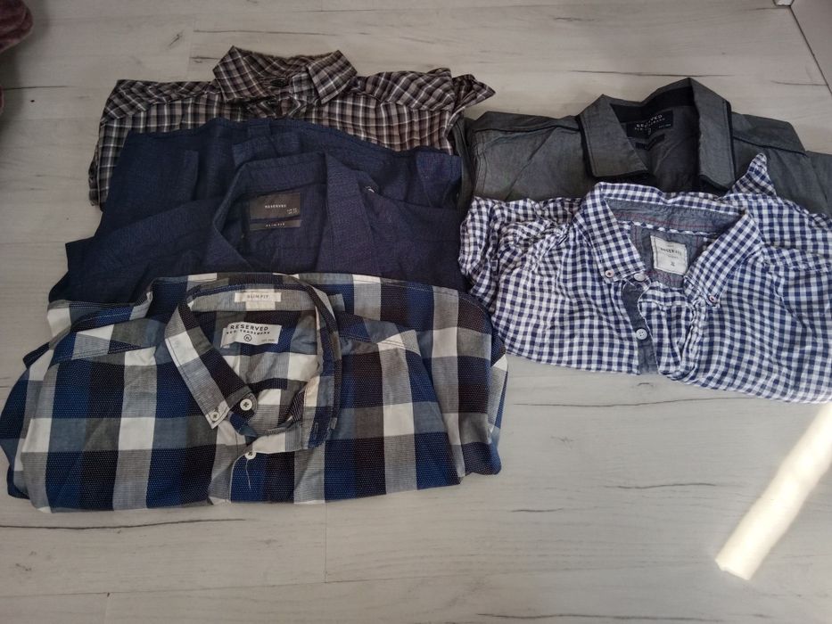 Zestaw 5 koszul z długim rękawem r.XL