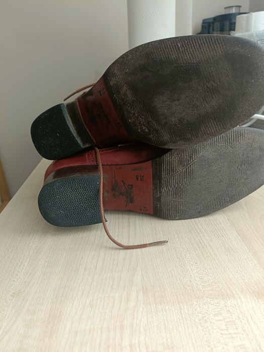 Botki skórzane .