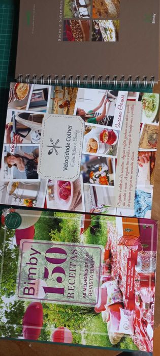 Livros receitas Bimby novos, vários anos