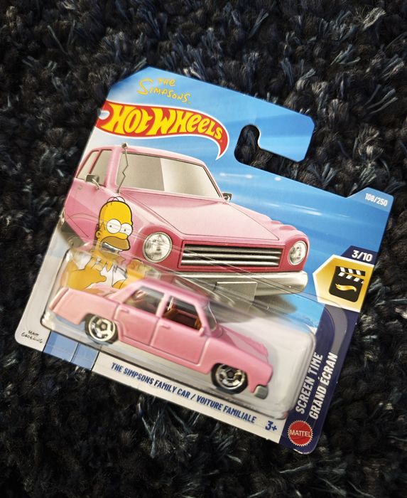 Pack Hondas + Simpsons Family Car - Hot Wheels