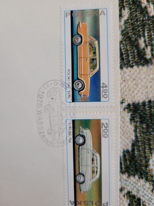 XXV lat FSO 1 dzień obiegu FDC 2 koperty i znaczki 1976