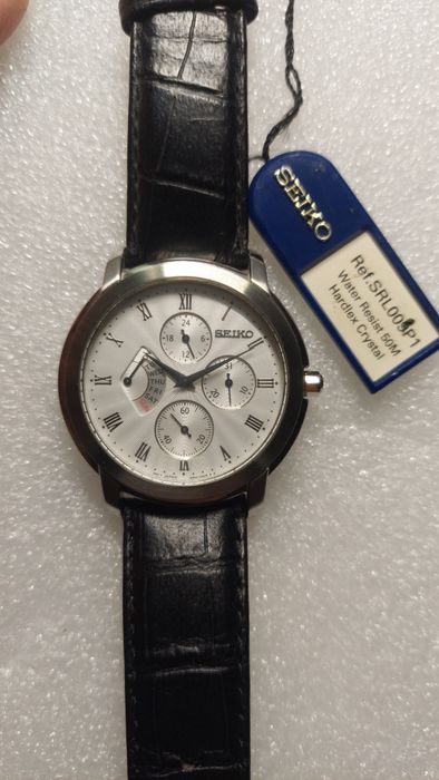 Мужские часы Seiko SRL009P1 Retrograde Multi-Function (Новые, Полный комплект)
Описание: