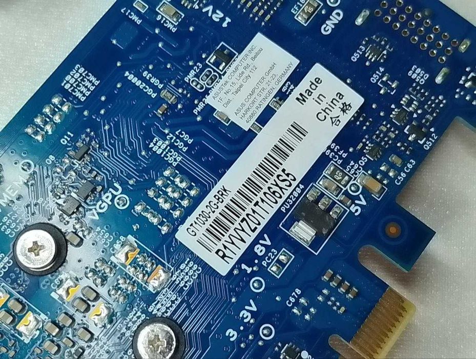 Видеокарта Asus PCI-Ex GeForce GT 1030 Low Profile 2GB GDDR5 (64Bit)