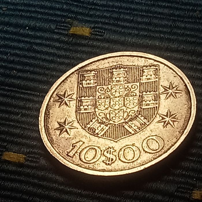 Moeda 10.00 escudos ano 1972