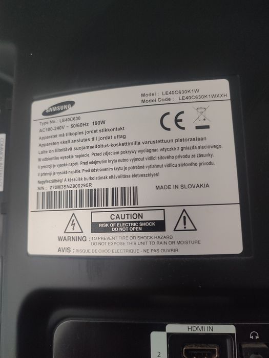 Telewizor Samsung 40cali LSD