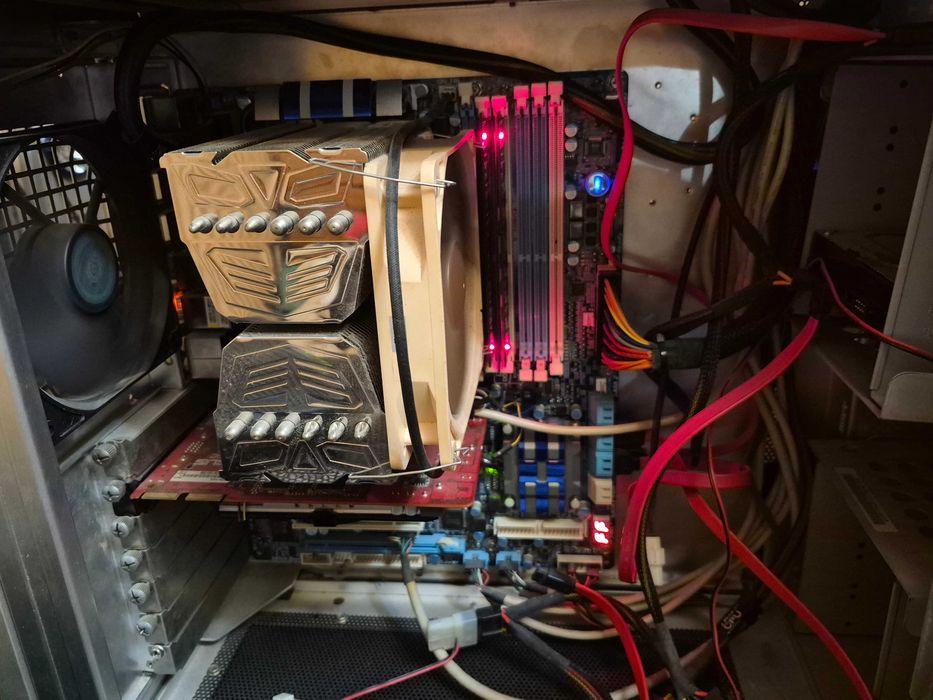 Рабочий комплект Intel Core I7 K875, Gigabyte GA-P55M-UD6, x4 DDR3 8GB